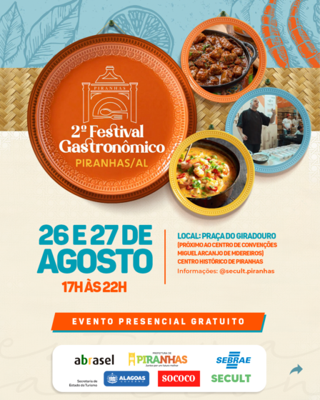 2° Festival Gastronômico de Piranhas movimenta Sertão de Alagoas